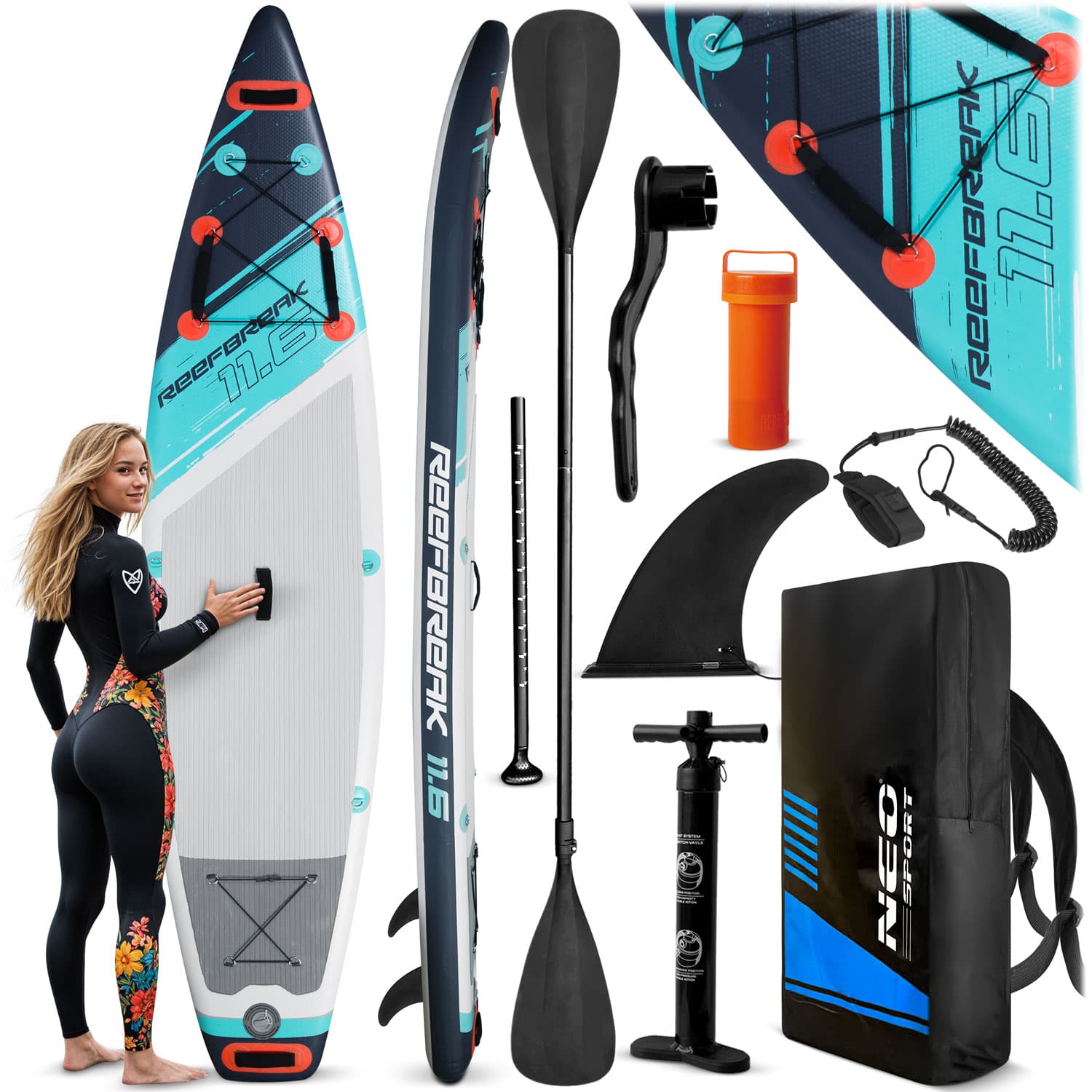 NeoSport Deska Sup Reefbreak 350 x 81 x 15 cm  170102